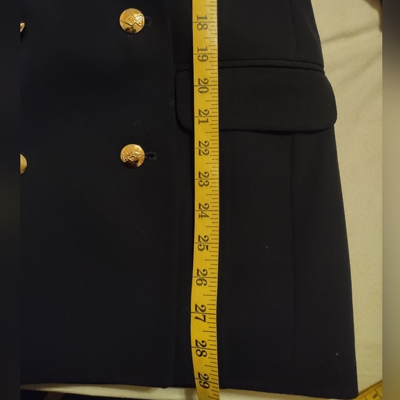 Austin Reed Black Blazer with Gold Buttons - Picture 7 of 8